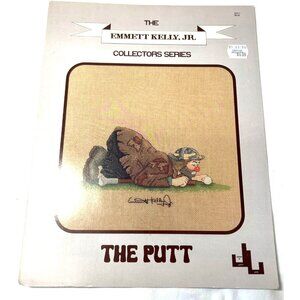 Emmett Kelly Jr. Collectors Series "The Putt" Cross Stitch Pattern